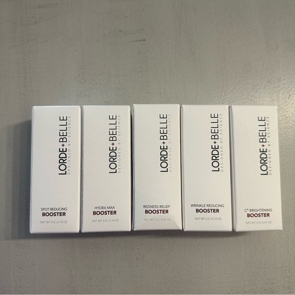 Lorde + Belle 5 Powder Booster Women’s Beauty Skincare Set NIB - Picture 2 of 7